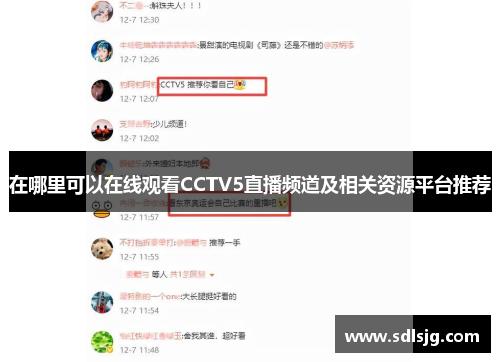 在哪里可以在线观看CCTV5直播频道及相关资源平台推荐